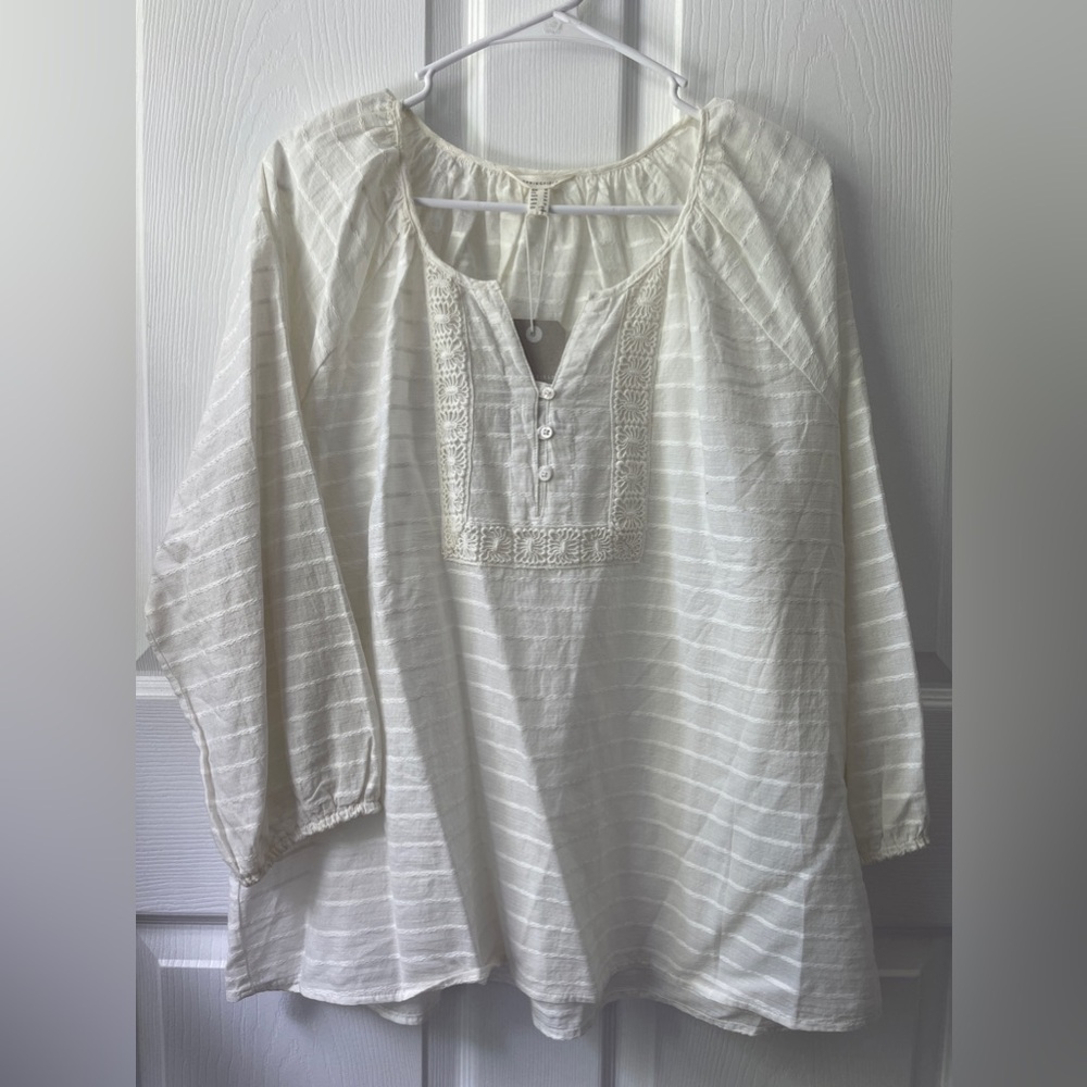 White Peasant Blouse